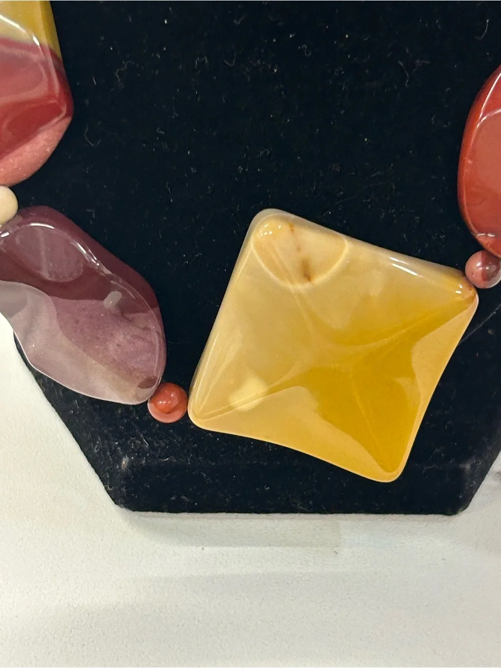 Jay King Mine Finds Mookaite Jasper chunk statement necklace